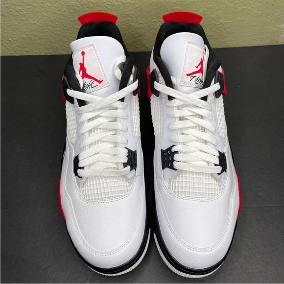 Air Jordan 4 Red Cement Basketball Shoes Men\'s Size 9.5 DH6927-161 main image 4